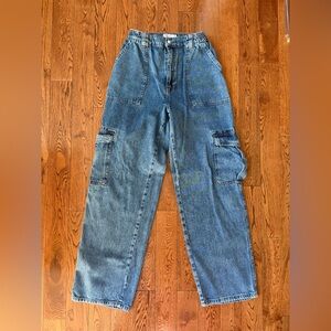 Garage Blue High Rise Women Jeans